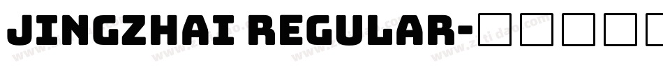 jingzhai Regular字体转换